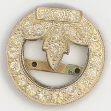Art Deco Rhinestone Belt Buckle
