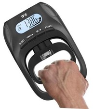 Black 396lbs/180kg Grip Strength Tester - Digital Grip - Hand Grip Dynamometer