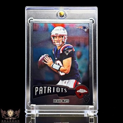 DRAKE MAYE RARE CHROME PATRIOTS ROOKIE TOPPS LICENSED SSP STYLE CARD INSERT!!!!!