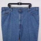 Levi's 540 Relaxed Fit Jeans Men 46x30 Fits 44x26 Vintage Made in USA Orange Tab — photo 5