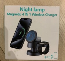 Night lamp Magnetic 4 in 1 Wireless Charging Station - Sturdy with weight 400g