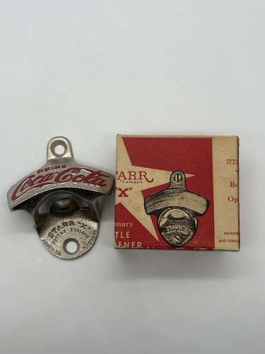Original STARR "X" Coca-Cola Bottle Opener circa 1970's W. Germany With Box