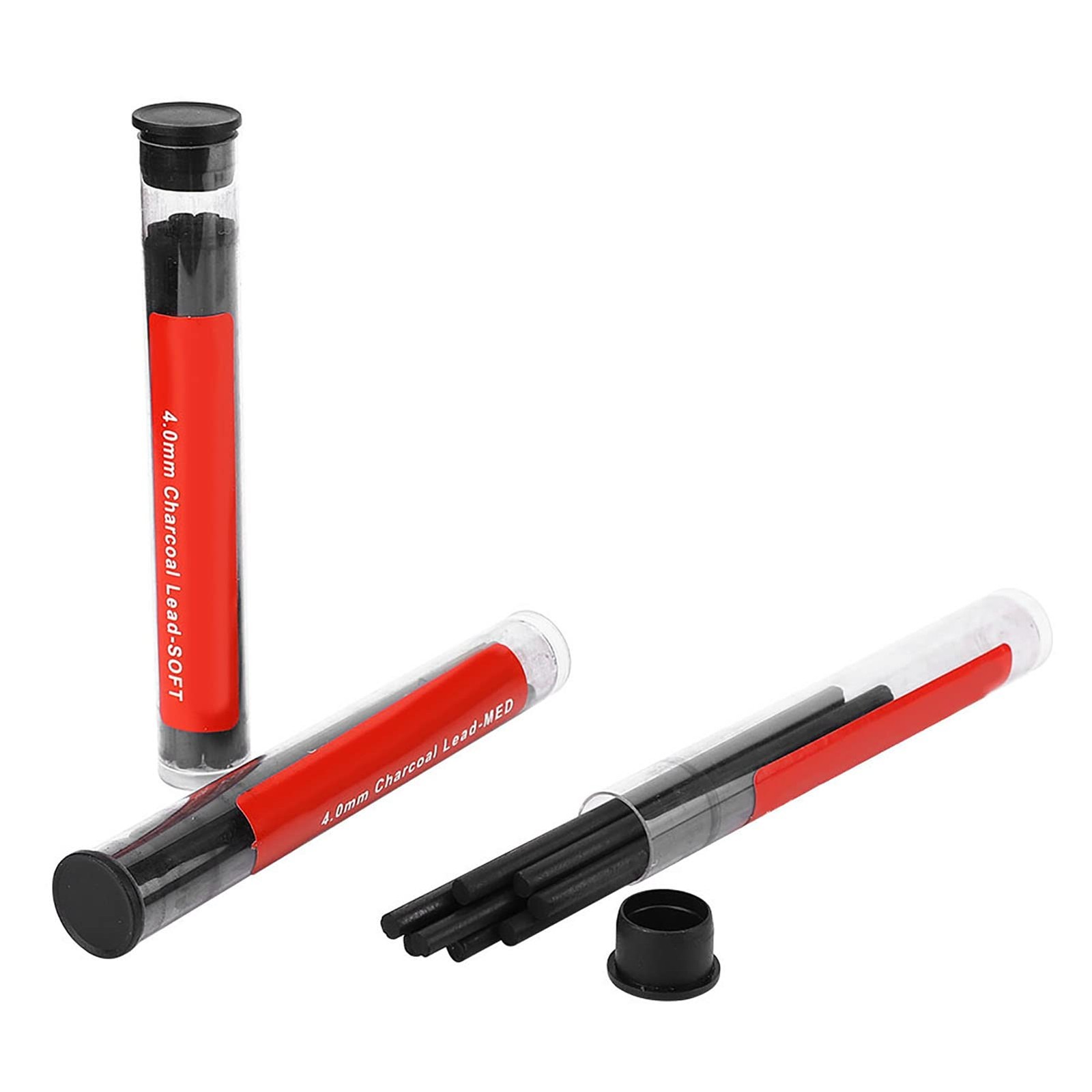 4.0 MM Lead Holder Mechanical Pencil Lead Clutch Pencil with Charcoal Pencils...