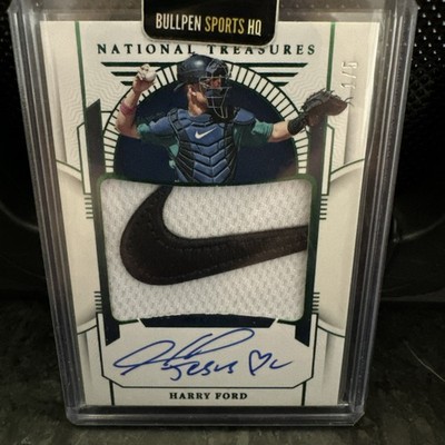 2024 Panini National Treasures Harry Ford 1/5 SSP Patch Auto OnCard Nike Swoosh