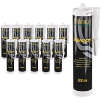 12X Maleracryl Acryl Dichtstoff Bauacryl Dichtmasse Dichtstoff Weiß 300Ml