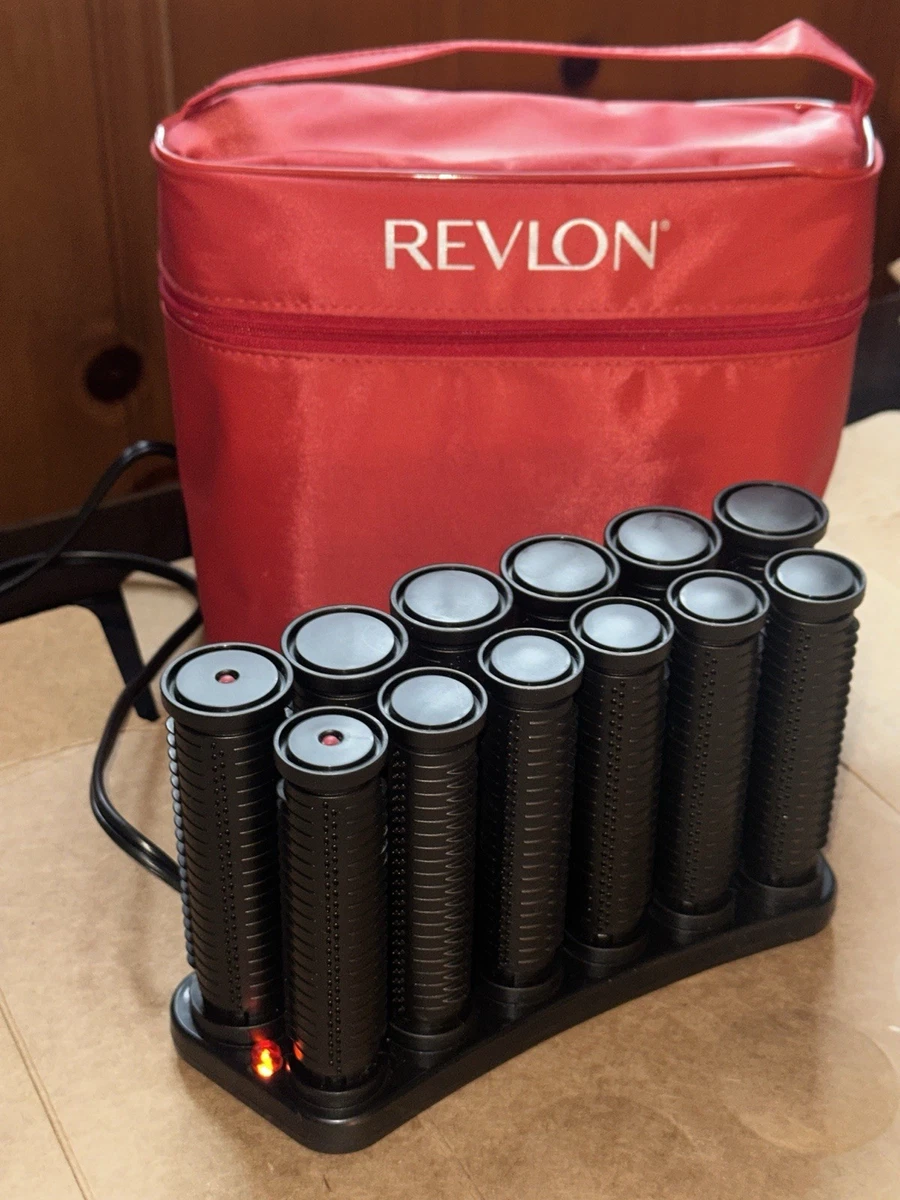 Revlon Radiance Heated Hair Rollers - Black and Red Vintage 90’s Revlon Hair Hot Rollers for sale - eBay main image 4