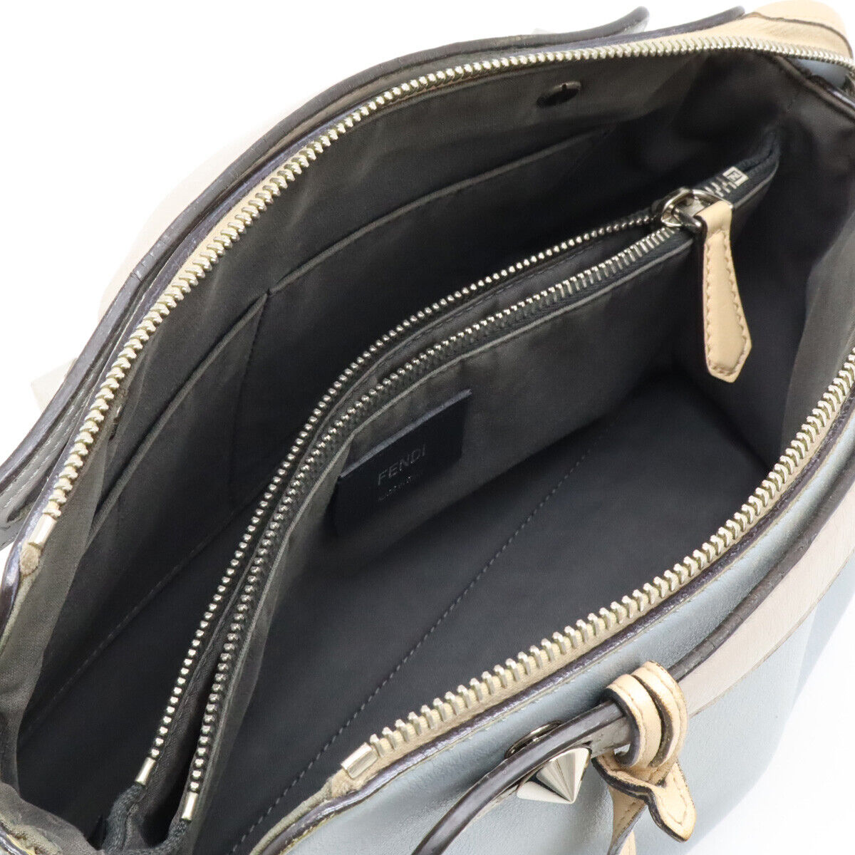 FENDI BY THE WAY Medium Handbag 2WAY Shoulder Bag Leather FENDI BY THE WAY Medium Handbag 2WAY Shoulder Bag Leather