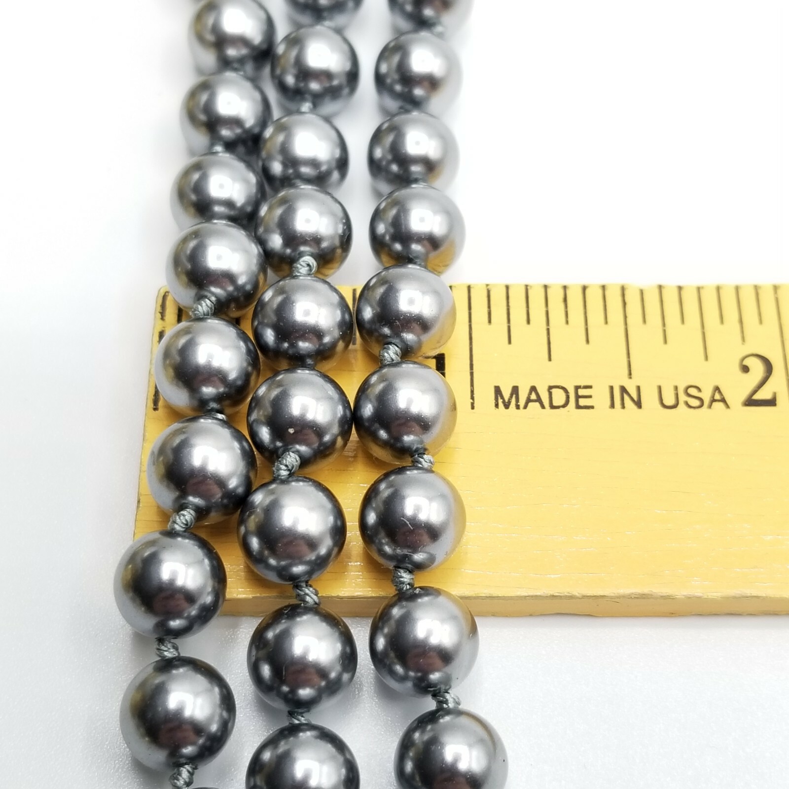 Vtg KJL Bracelet Beautiful 3 Strand KENNETH LANE … - image 8