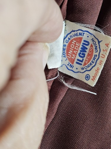 Vtg New York Girl Long Wool Coat Womens 10 Double Breasted Lions Head Buttons - Picture 13 of 14
