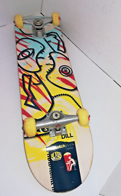 2012 Complete Skateboard Jason Dill Sketchbook Series Alien Workshop