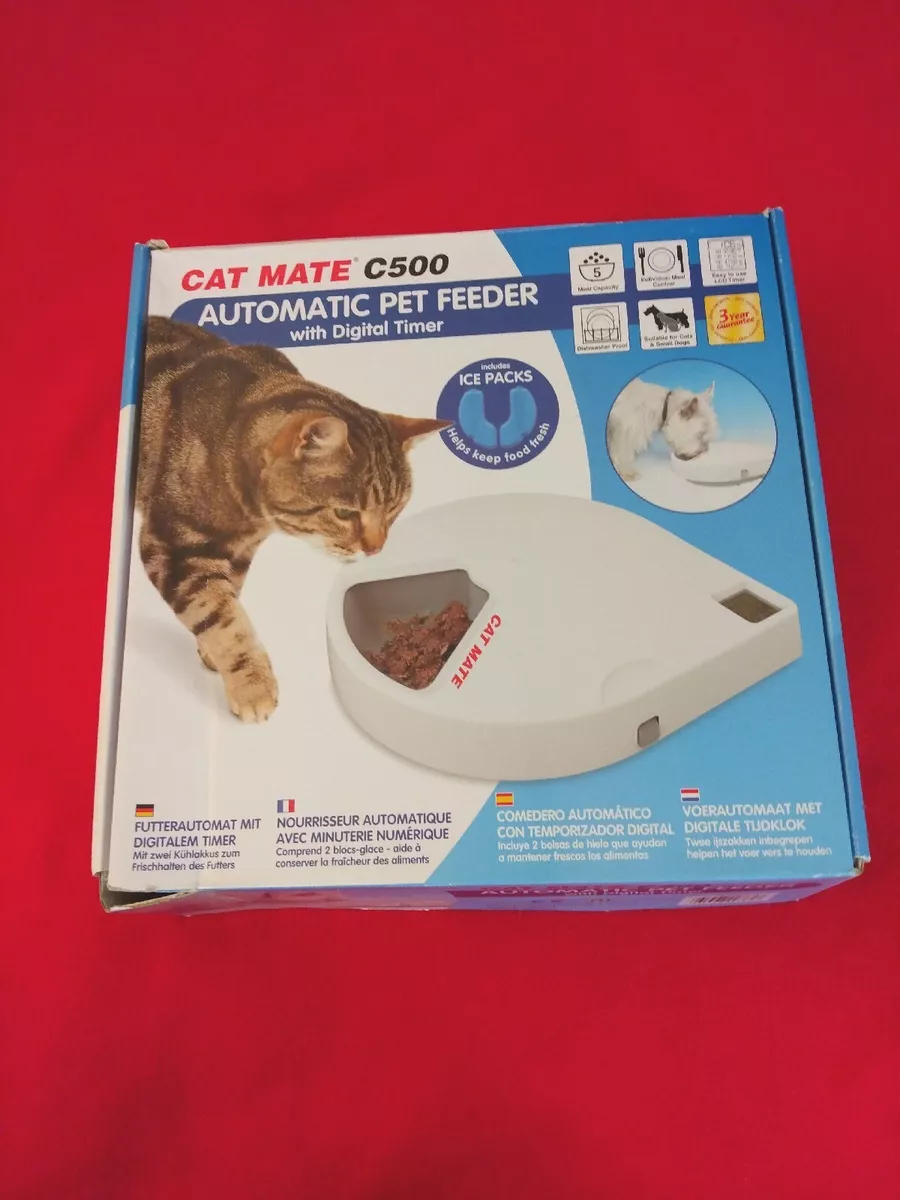 Cat Mate Five-meal Automatic Pet Feeder with Digital Timer (C500)