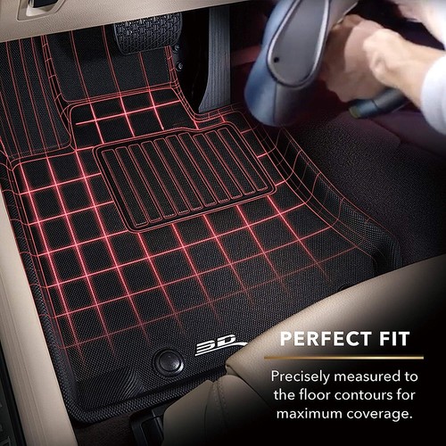 3D MAXpider Black 1st & 2nd Row 3 Piece Set for Hyundai Ioniq - Picture 5 of 8