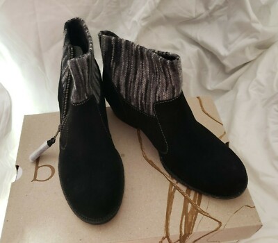 B.O.C. Charon black bootie 8M black/grey - NEW in box