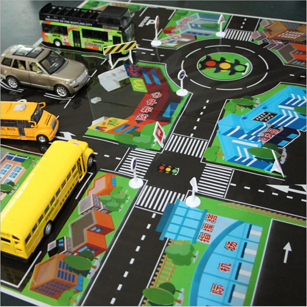 Car parking lot number game for kids