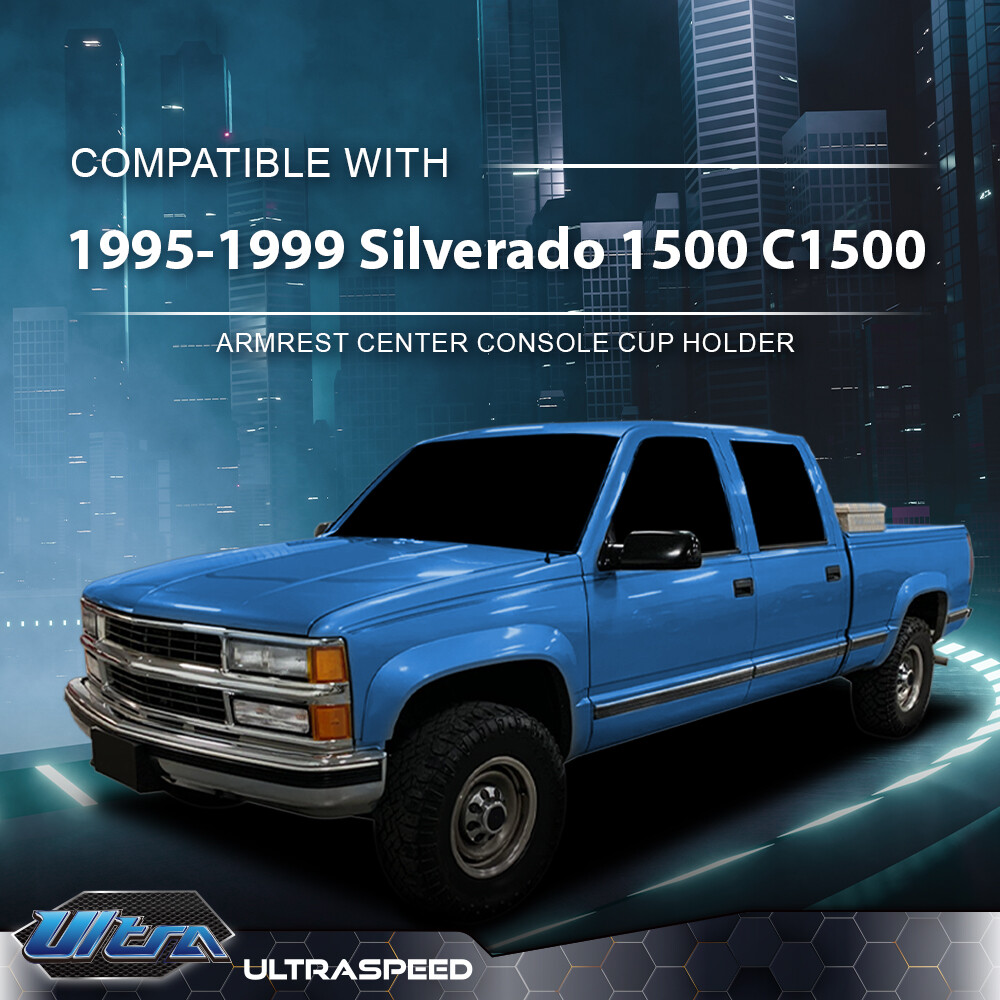 Armrest Center Console Cup Holder Fit For 95-99 Chevy OBS Silverado 1500 C1500