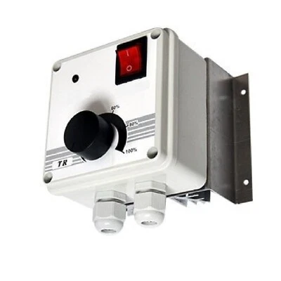 UZMAN-DREHZAHLREGLER 900 Watt Industrie-Drehzahlregler Drehzahlsteller Motorsteuerung Ventilator