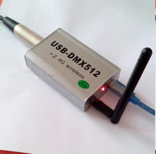 2.4G Wireless USB-DMX512 Console 3D Simulation Control LED Light PAR Controller 