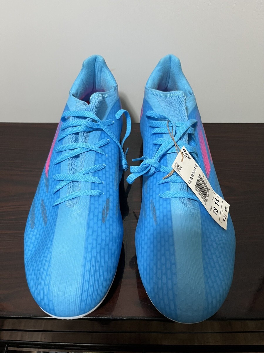 Adidas X Speedflow.3 FG GW7483 Aqua Blue Football Soccer Cleat