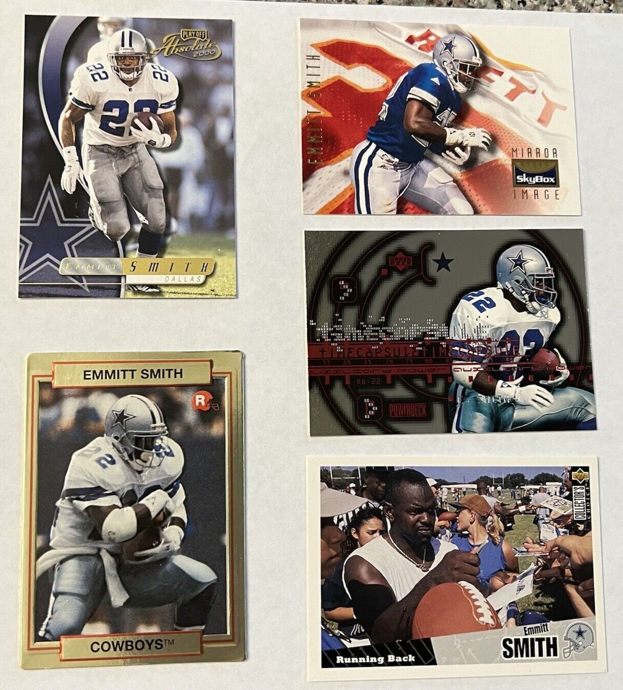 2000 Upper Deck Time Capsule Power Deck Auxiliary Power #AUX T4 Emmitt Smith