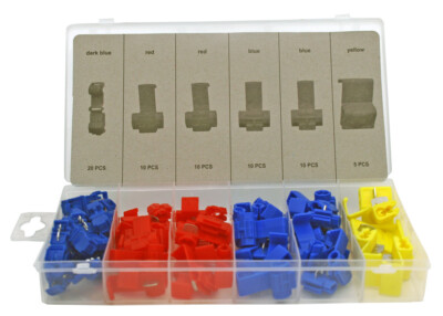 65pc Quick Splice Connector Assortment in Storage Case