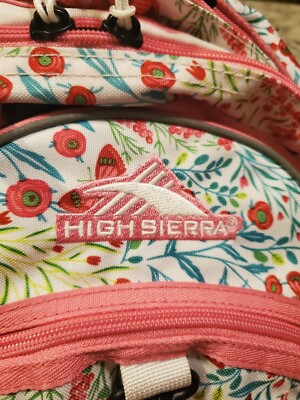 High Sierra Pink Butterfly Loop Backpack s-l400.jpg main image 4