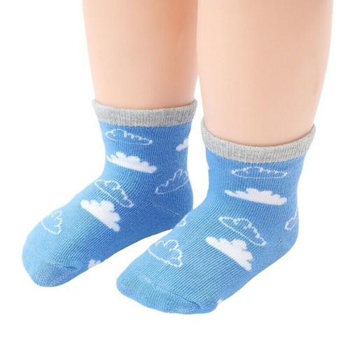 12-pack Baby Kids Boys Cotton Rich Non-slip Sea Creature Striped Socks Gift Set - Picture 6 of 8