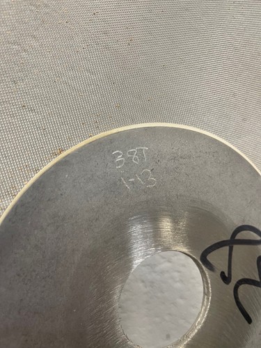 Stainless Steel 38 1/2” Mesh, Vibratory Screener, 38 microns, 1-3/4” Center Hole - Picture 2 of 5