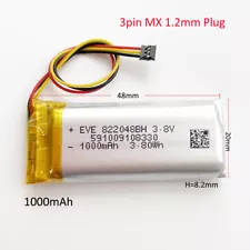 3.8V 1000mAh Lipo Rechargeable Battery 822048 For GPS Valve Index Controller