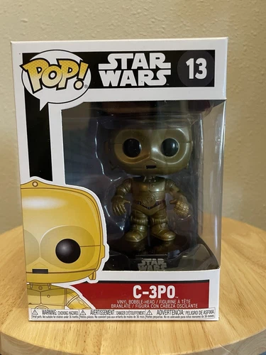 Funko POP! Star Wars C-3PO #13 RARE VAULTED Black Box Edition 2011 Vinyl Figure