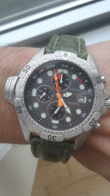 Citizen PROMASTER DIVER AQUALAND AY5010-52E Vintage Sammlung Uhren NOS Montre