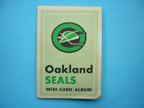 1969/70 O-PEE-CHEE 4-IN-1 MINI STAMP FULL BOOKLET OAKLAND SEAL CHARLIE HODGE OPC