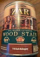 Zar Interior Stain 118 DARK MAHOGANY Quart