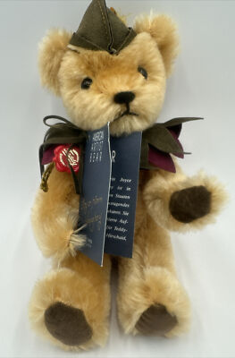 LITTLE ROBIN Künstler Bär Artist Teddy, Hermann Teddy Original, limited Edition,