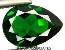 GREEN TOPAZ 7 x 5 MM PEAR CUT VVS BEAUTIFUL COLOR