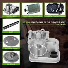 Throttle Body For Chrysler 200 Jeep Compass Dodge Caliber 2.4L 2.0L 04891735AC