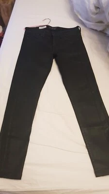 Pepe Jeans slim enduit huilé vert foncé W27 L30 - Photo 1/4