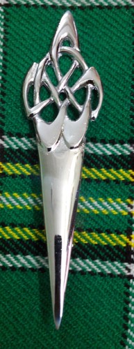 Scottish Kilt Pin Various Design Chrome/Highland Kilt Pins Metal 4''/Pin Brooch - Picture 36 of 36