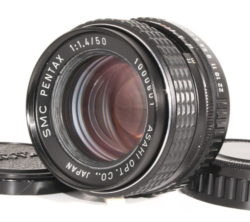 [Mint] Pentax SMC PENTAX 50mm f/1.4 MF Prime Lens K-Mount From Japan