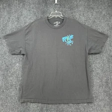 Rip Lip Fishwear Men’s 2XL Gray Short Sleeve Graphic T-Shirt