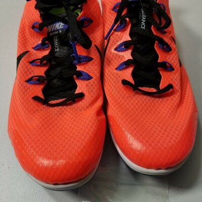 NIKE Zoom Rival D Distance Track Cleats Shoes Mens 14 Orange  display picture 1