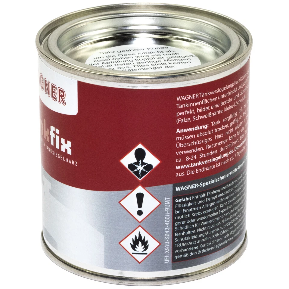 2x 250 ml Tank Versiegelung Wagner Einkomponentenharz Tankversieglung Behälter - Bild 4 von 4