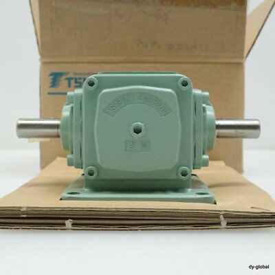 TSUBAKI Miter Gear Box NIB ED2M-1-LR-O-Y RATIO 1:1 15mm dia TSUBAKI Miter Gear Box NIB ED2M-1-LR-O-Y RATIO 1:1 15mm dia