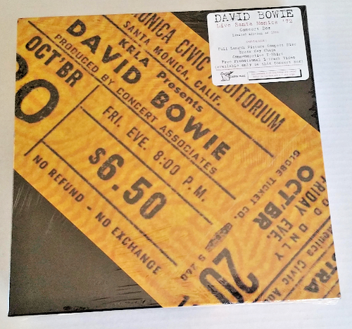 DAVID BOWIE Live Santa Monica '72 Concert Box LIMITED NEW CD VHS ...