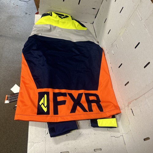 FXR Cold Cross RR Jacket Navy/Lt Grey/Nuke/Orange/Hi-Vis (S)(Snow Cross) - Picture 2 of 2