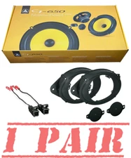 JL Audio C1-Series Component Speakers+ Door mounting kit for 2014-2021 SILVERADO