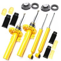 4 TA Technix Sport-StoßDäMpfer Vorne Hinten + Domlager + Staubkappen VW Polo 9N