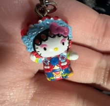 Sanrio Vintage Hello kitty phone gotochi charm peking beijing Chinese opera