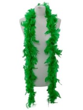 Beautiful Green Feather Boa &ndash; 50g -180cm 1920's Gastby Burlesque Dancer Flapper