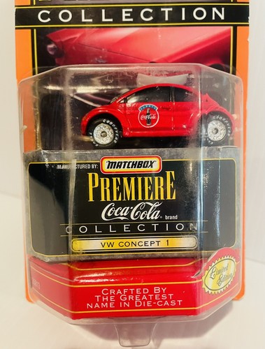 Matchbox Premiere Collection Coca Cola Series VW Concept I Diecast 1:64 Ltd Ed - Picture 2 of 7