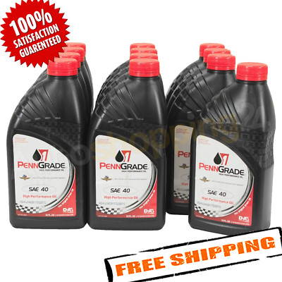 Penngrade 71406 High Performance Motor Oil SAE 40, 1 Quart - Set of 12